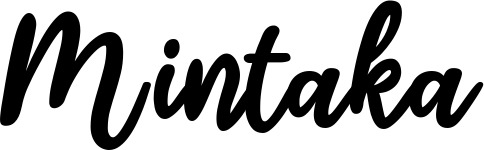 Vorschau des Bootsnamens "Mintaka" als Schriftzug für "Bootsbeschriftung Klassisch 74"