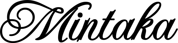 Vorschau des Bootsnamens "Mintaka" als Schriftzug für "Style Klassisch 70"