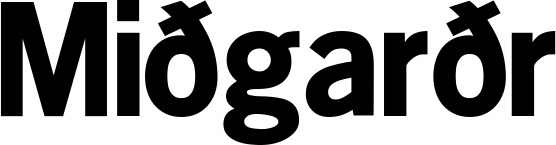 Vorschau des Bootsnamens "Miðgarðr" als Schriftzug für "Bootsbeschriftung Neu 09"