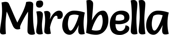 Vorschau des Bootsnamens "Mirabella" als Schriftzug für "Bootsbeschriftung Klassisch 94"