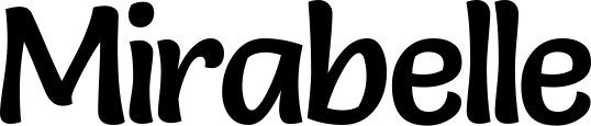 Vorschau des Bootsnamens "Mirabelle" als Schriftzug für "Bootsbeschriftung Klassisch 94"