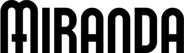 Vorschau des Bootsnamens "Miranda" als Schriftzug für "Bootsbeschriftung Neu 43"