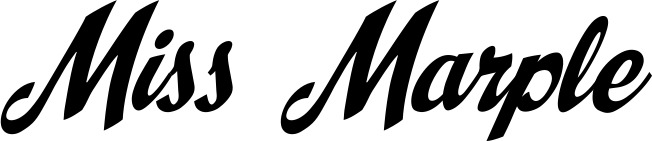 Bootsname 'Miss Marple' angezeigt als 'Bootsbeschriftung Klassisch 29'