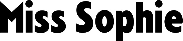 Vorschau des Bootsnamens "Miss Sophie" als Schriftzug für "Bootsbeschriftung Fett 24"