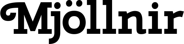 Vorschau des Bootsnamens "Mjöllnir" als Schriftzug für "Bootsbeschriftung Neu 40"