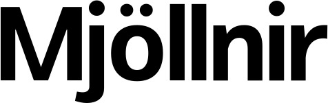 Vorschau des Bootsnamens "Mjöllnir" als Schriftzug für "Bootsbeschriftung Fett 16"