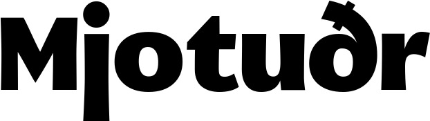 Vorschau des Bootsnamens "Mjotuðr" als Schriftzug für "Bootsbeschriftung Fett 05"