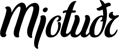 Vorschau des Bootsnamens "Mjotuðr" als Schriftzug für "Bootsbeschriftung Klassisch 62"