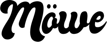 Vorschau des Bootsnamens "Möwe" als Schriftzug für "Bootsbeschriftung Klassisch 41"