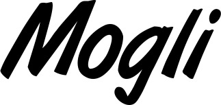 Vorschau des Bootsnamens "Mogli" als Schriftzug für "Bootsbeschriftung Klassisch 38"