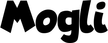 Vorschau des Bootsnamens "Mogli" als Schriftzug für "Bootsbeschriftung Neu 48"
