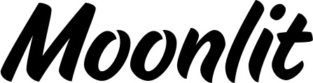 Vorschau des Bootsnamens "Moonlit" als Schriftzug für "Bootsbeschriftung Klassisch 19"