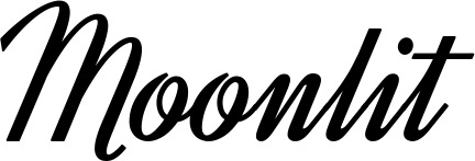 Vorschau des Bootsnamens "Moonlit" als Schriftzug für "Bootsbeschriftung Klassisch 44"