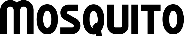Vorschau des Bootsnamens "Mosquito" als Schriftzug für "Bootsbeschriftung Neu 26"