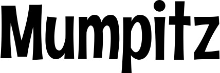 Vorschau des Bootsnamens "Mumpitz" als Schriftzug für "Bootsbeschriftung Neu 68"