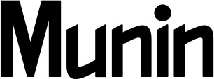 Vorschau des Bootsnamens "Munin" als Schriftzug für "Bootsbeschriftung Neu 66"