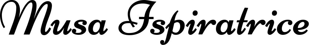 Vorschau des Bootsnamens "Musa Ispiratrice" als Schriftzug für "Bootsbeschriftung Klassisch 84"
