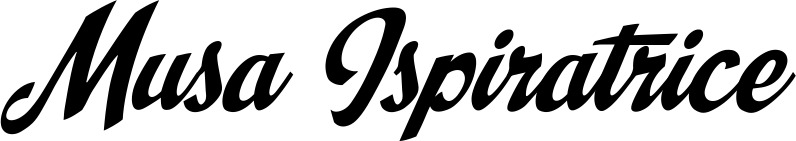 Vorschau des Bootsnamens "Musa Ispiratrice" als Schriftzug für "Bootsbeschriftung Klassisch 29"