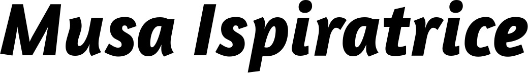 Vorschau des Bootsnamens "Musa Ispiratrice" als Schriftzug für "Bootsbeschriftung Kursiv 01"