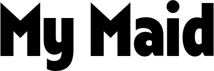 Vorschau des Bootsnamens "My Maid" als Schriftzug für "Bootsbeschriftung Fett 24"