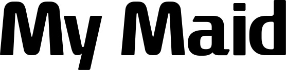 Vorschau des Bootsnamens "My Maid" als Schriftzug für "Bootsbeschriftung Fett 22"