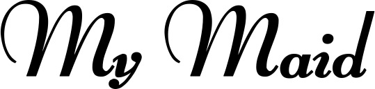 Vorschau des Bootsnamens "My Maid" als Schriftzug für "Style Klassisch 76-A"