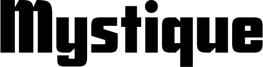 Vorschau des Bootsnamens "Mystique" als Schriftzug für "Bootsbeschriftung Neu 11"