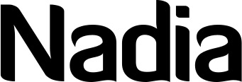 Vorschau des Bootsnamens "Nadia" als Schriftzug für "Bootsbeschriftung Normal 06"