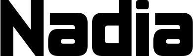 Vorschau des Bootsnamens "Nadia" als Schriftzug für "Bootsbeschriftung Neu 25"