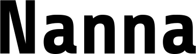 Vorschau des Bootsnamens "Nanna" als Schriftzug für "Bootsbeschriftung Fett 37"