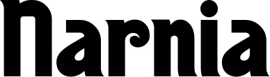 Vorschau des Bootsnamens "Narnia" als Schriftzug für "Bootsbeschriftung Neu 32"