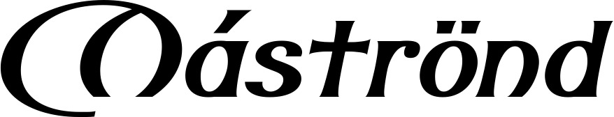 Vorschau des Bootsnamens "Náströnd" als Schriftzug für "Bootsbeschriftung Neu 08"
