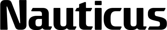 Vorschau des Bootsnamens "Nauticus" als Schriftzug für "Bootsbeschriftung Fett 22"