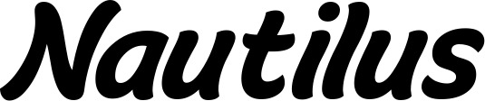 Vorschau des Bootsnamens "Nautilus" als Schriftzug für "Style Klassisch 14"