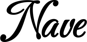 Vorschau des Bootsnamens "Nave" als Schriftzug für "Bootsbeschriftung Klassisch 50"