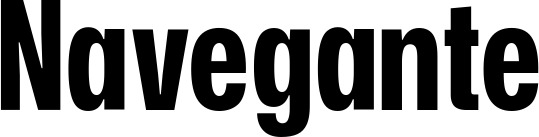 Vorschau des Bootsnamens "Navegante" als Schriftzug für "Bootsbeschriftung Fett 25"