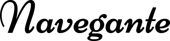 Vorschau des Bootsnamens "Navegante" als Schriftzug für "Bootsbeschriftung Klassisch 84"