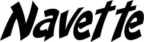 Vorschau des Bootsnamens "Navette" als Schriftzug für "Bootsbeschriftung Klassisch 31"