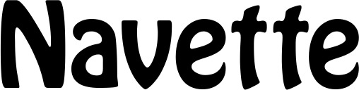 Vorschau des Bootsnamens "Navette" als Schriftzug für "Bootsbeschriftung Fett 01"