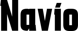 Vorschau des Bootsnamens "Navío" als Schriftzug für "Bootsbeschriftung Fett 41"