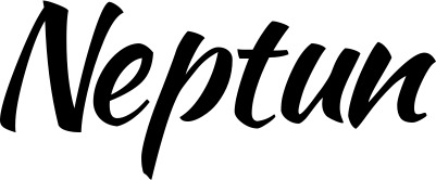 Vorschau des Bootsnamens "Neptun" als Schriftzug für "Bootsbeschriftung Klassisch 73"