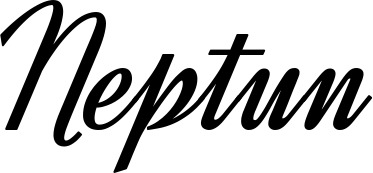 Vorschau des Bootsnamens "Neptun" als Schriftzug für "Style Klassisch 44"