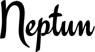 Vorschau des Bootsnamens "Neptun" als Schriftzug für "Bootsbeschriftung Klassisch 63"