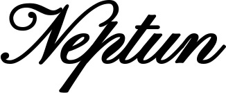 Vorschau des Bootsnamens "Neptun" als Schriftzug für "Bootsbeschriftung Klassisch 107"