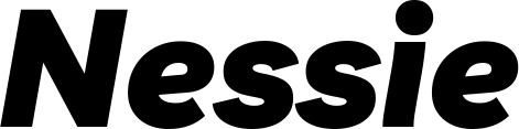 Vorschau des Bootsnamens "Nessie" als Schriftzug für "Bootsbeschriftung Kursiv 06"