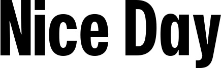 Bootsname 'Nice Day' angezeigt als 'Bootsbeschriftung Fett 25'