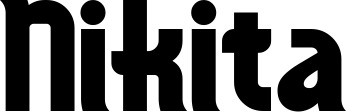 Vorschau des Bootsnamens "Nikita" als Schriftzug für "Bootsbeschriftung Neu 32"