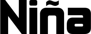 Vorschau des Bootsnamens "Niña" als Schriftzug für "Bootsbeschriftung Neu 25"