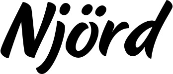 Vorschau des Bootsnamens "Njörd" als Schriftzug für "Bootsbeschriftung Klassisch 19"