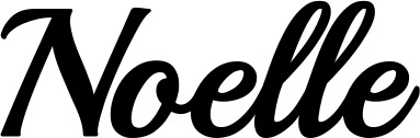 Vorschau des Bootsnamens "Noelle" als Schriftzug für "Bootsbeschriftung Klassisch 86"